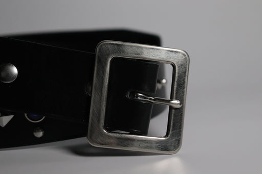 RØ-15-S / Red and Blue Studded Belt (1.5")
